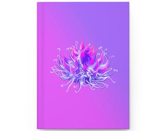 Hardcover Journal: Dragon Fruit Devils Claw | Matte Magenta & Purple Gradient