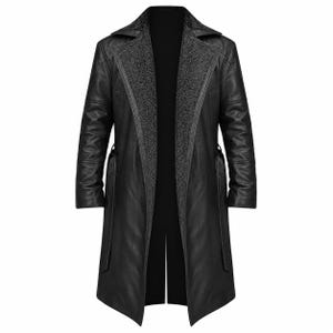 Vintage Black Long Coat - Etsy