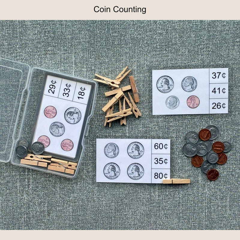 Money Counting Box - Etsy