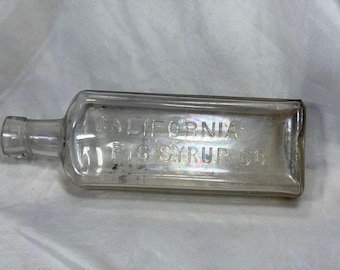 Antique California Fig Syrup Bottle