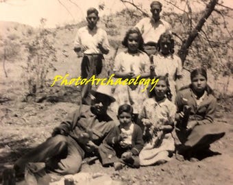 1942 San Miguel School Picnic New Mexico
