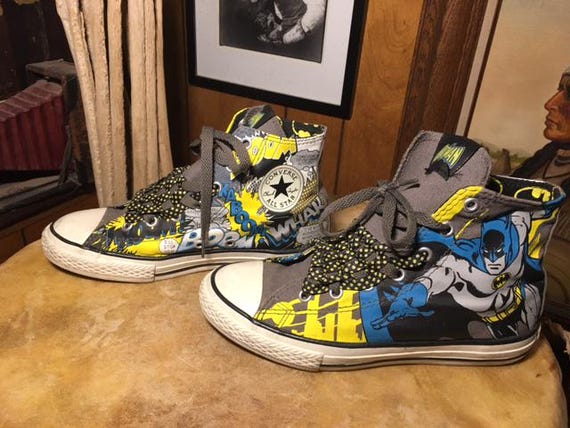 Converse Batman High Top Sneakers - Etsy display picture 2