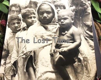 1960's Original Photograph Pakistani Children & Men 8 x 10