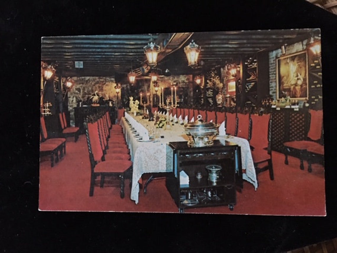 Vintage The Blue Fox Restaurant en San Francisco Postal Postal Etsy