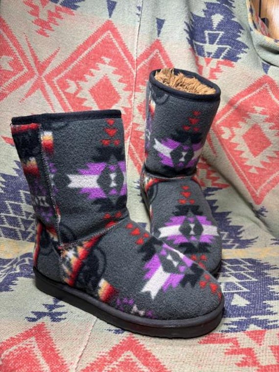 Pendleton Pattern Pull on Muk Luks Boots - image 6