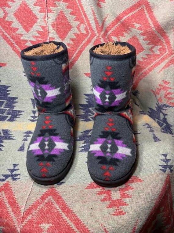 Pendleton Pattern Pull on Muk Luks Boots - image 2