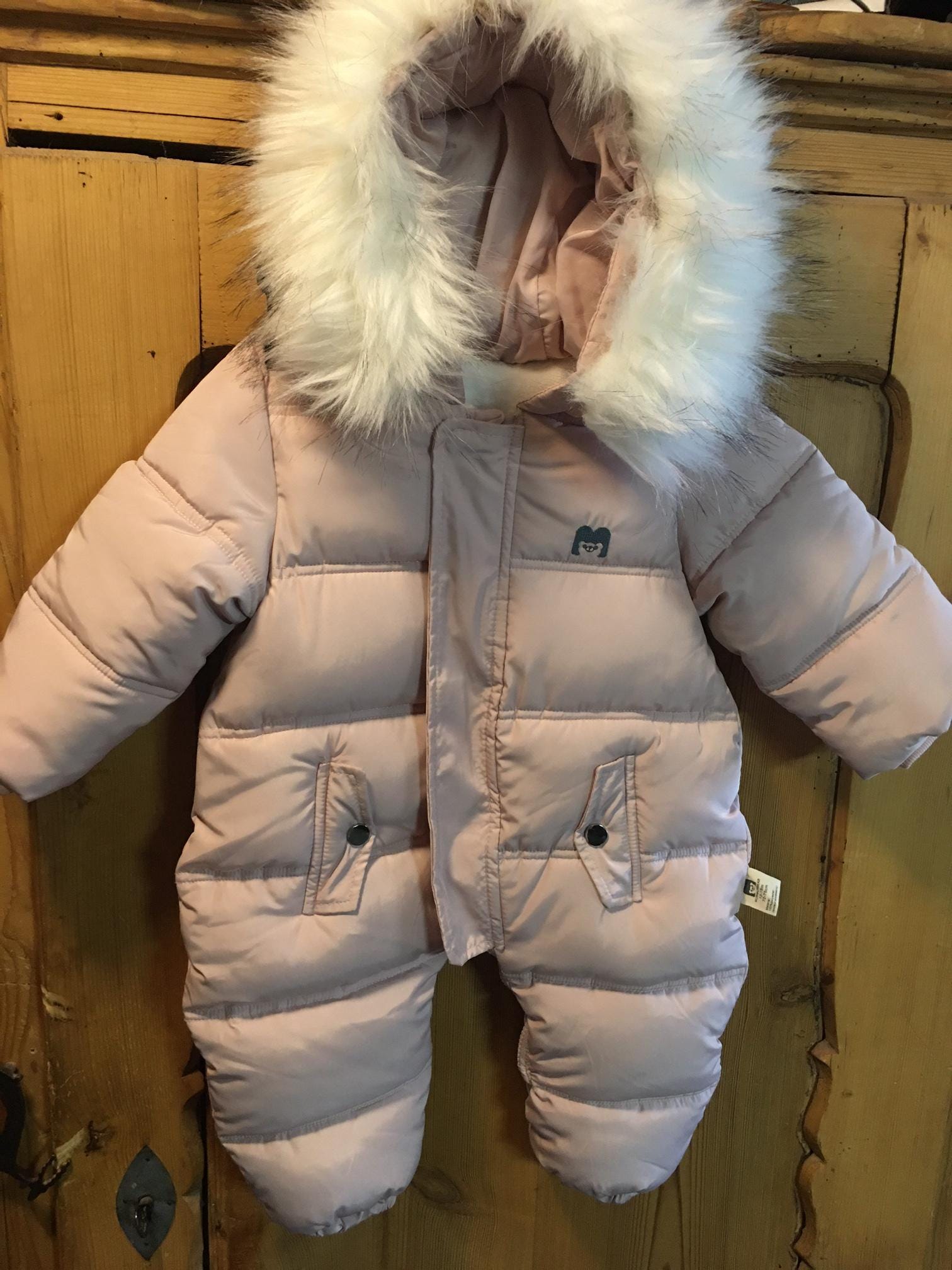 infant winter dress coats Newborn Hooded Jumpsuit Unisex Baby Coat – Cute Hooded Snowsuit Jumpsuit For Newborns & Infants – Polyester Down Cotton – Sizes 0-24 Months 37 cm/14.54 inch (bust) Baby Girl Valentine'S Day Coat,