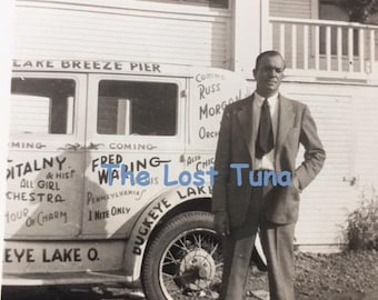 Antique Original Photograph 1938 Fred Waring All Girl Orchestra Buckeye Ohio