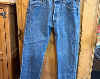 Levi's Button Fly Five Pocket Jeans Size 34 x 36