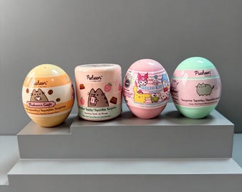 Caja sorpresa blanda de Pusheen el gato - Juguete blando Kawaii con licencia, de crecimiento lento, adorable caja sorpresa para coleccionistas.