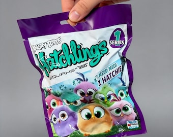 Angry Birds Hatchlings Seria 1 Niespodzianka woreczek - gąbczasta, tajemnicza zabawka, licencjonowany pakiet kolekcjonerskich niespodzianek Angry Birds