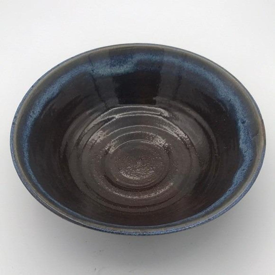 VTG Studio Art Pottery Artist Signed Drip Glaze Serving Bowl - Etsy