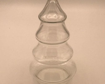 Słoik na drzewko apteczne Libbey Glass Apothecary z plastikową pokrywką na spodzie