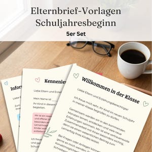 Canva Parent Letter Templates for Teachers | Back-to-School Bundle | Welcome, Supply List, Parent Communication
