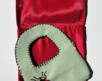 Lady Bug Cross Stitch Bag