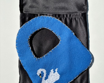 Swan Cross Stitch Wool Bag