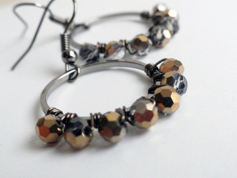 Hoop earrings kit wire wrapped hoops DIY wrapped earrings Etsy