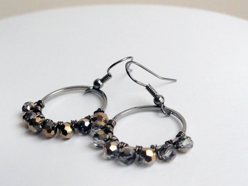 Hoop earrings kit wire wrapped hoops DIY wrapped earrings Etsy