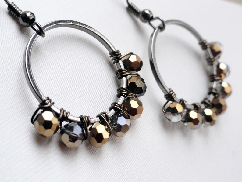 Hoop earrings kit wire wrapped hoops DIY wrapped earrings Etsy