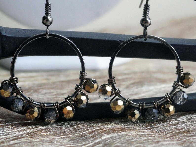 Hoop earrings kit wire wrapped hoops DIY wrapped earrings Etsy