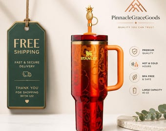 NEW Stanley Floral 40oz Tumbler | Karol G Inspired Insulated Stainless Steel Travel Mug with Handle best for mug