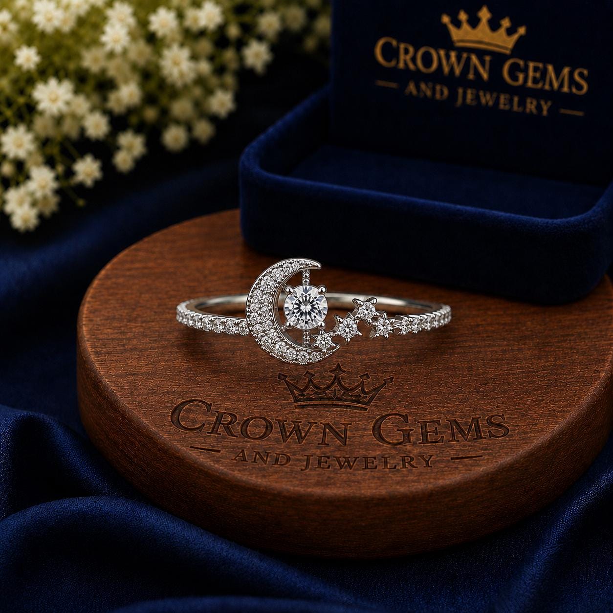 Diamond Star Ring - Etsy