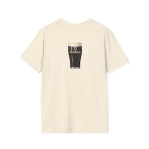 Guinness Pint Illustration T-Shirt | Beer Stout Graphic Tee image 1