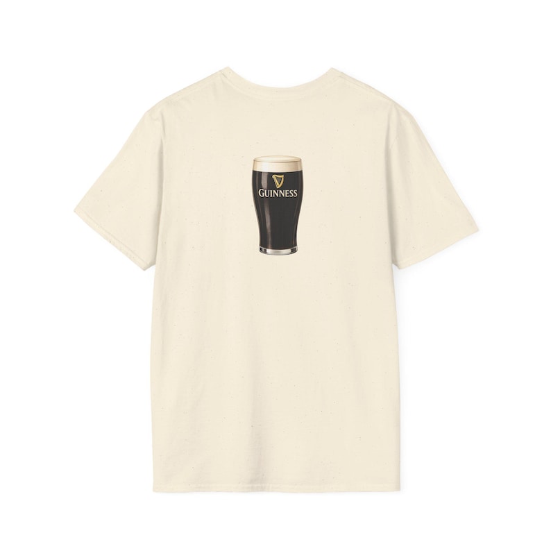 Guinness Pint Illustration T-Shirt | Beer Stout Graphic Tee image 1
