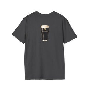 Guinness Pint Illustration T-Shirt | Beer Stout Graphic Tee image 7