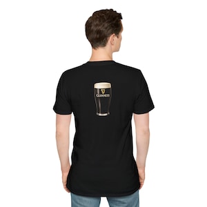 Guinness Pint Illustration T-Shirt | Beer Stout Graphic Tee image 13