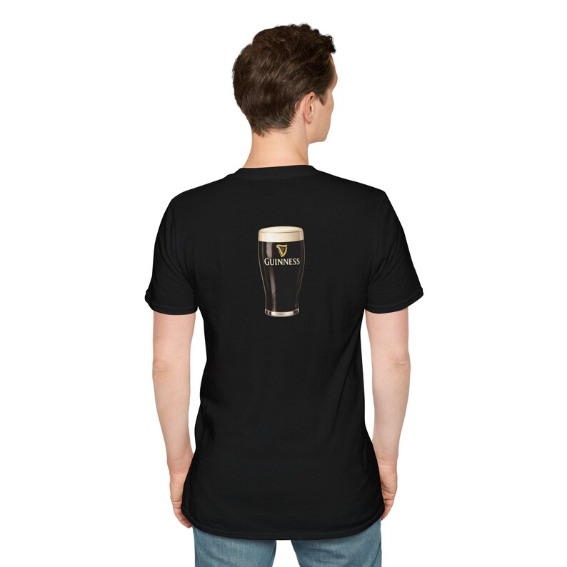 Guinness Pint Illustration T-Shirt | Beer Stout Graphic Tee image 13