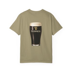 Guinness Pint Illustration T-Shirt | Stout Beer Graphic Tee image 16