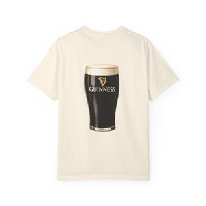 Guinness Pint Illustration T-Shirt | Stout Beer Graphic Tee image 4