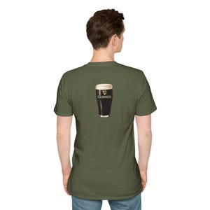 Guinness Pint Illustration T-Shirt | Beer Stout Graphic Tee image 17