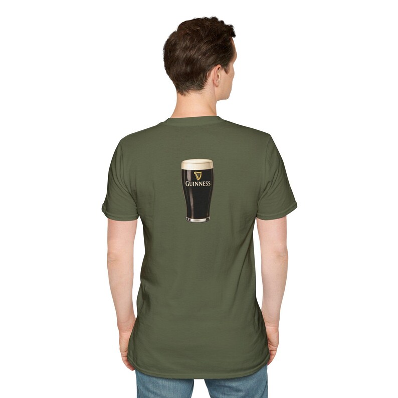 Guinness Pint Illustration T-Shirt | Beer Stout Graphic Tee image 17