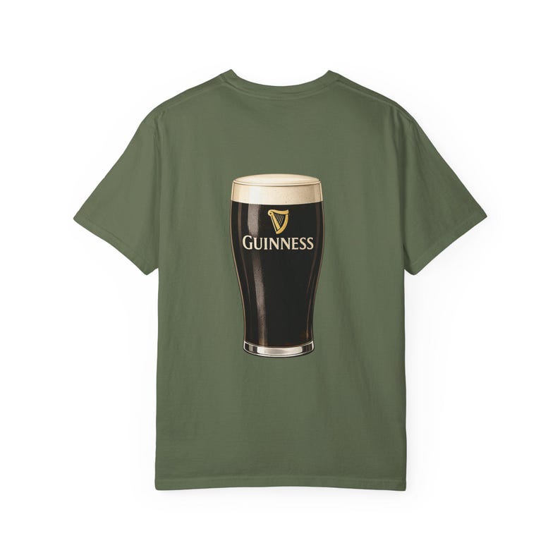 Guinness Pint Illustration T-Shirt | Stout Beer Graphic Tee image 20