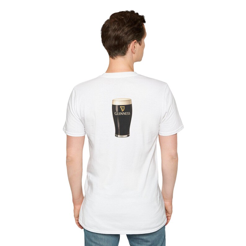Guinness Pint Illustration T-Shirt | Beer Stout Graphic Tee image 12