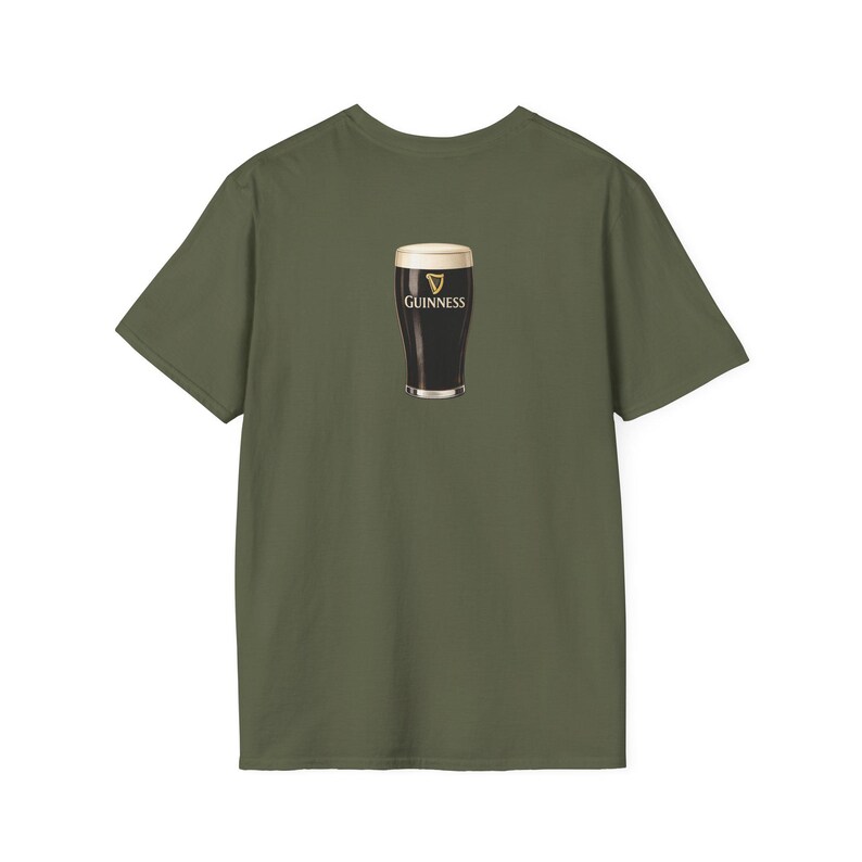 Guinness Pint Illustration T-Shirt | Beer Stout Graphic Tee image 6