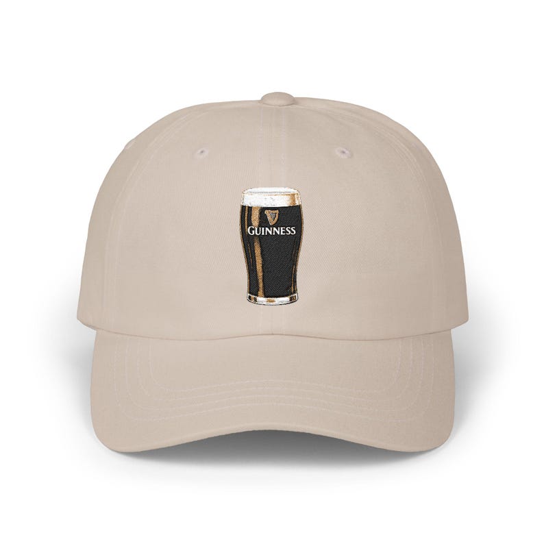 Pint of Guinness Dad Cap | Embroidered Beer Baseball Hat image 2