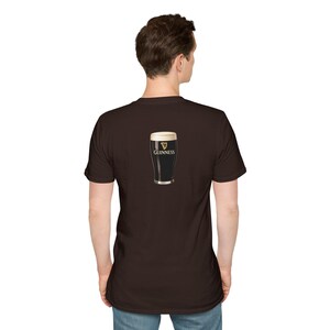 Guinness Pint Illustration T-Shirt | Beer Stout Graphic Tee image 15