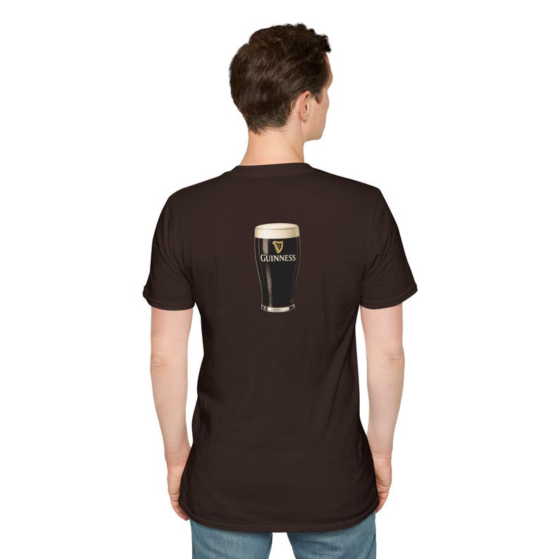 Guinness Pint Illustration T-Shirt | Beer Stout Graphic Tee image 15