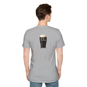 Guinness Pint Illustration T-Shirt | Beer Stout Graphic Tee image 14