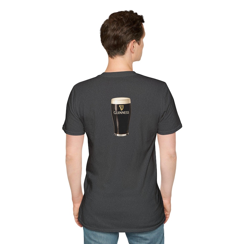 Guinness Pint Illustration T-Shirt | Beer Stout Graphic Tee image 18