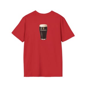 Guinness Pint Illustration T-Shirt | Beer Stout Graphic Tee image 11