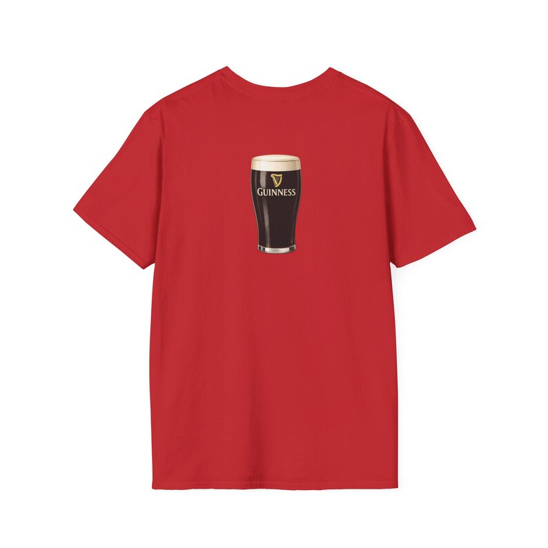 Guinness Pint Illustration T-Shirt | Beer Stout Graphic Tee image 11