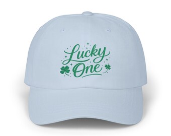 Lucky One Dad Cap | St. Patrick's Day Shamrock Embroidered Hat