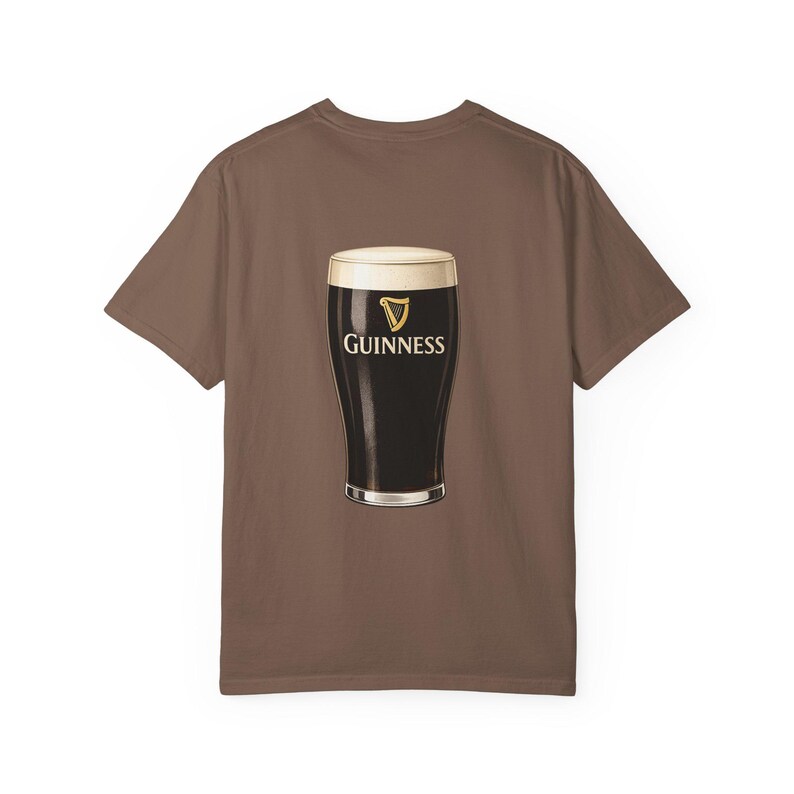 Guinness Pint Illustration T-Shirt | Stout Beer Graphic Tee image 18