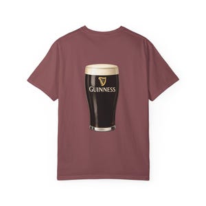 Guinness Pint Illustration T-Shirt | Stout Beer Graphic Tee image 14