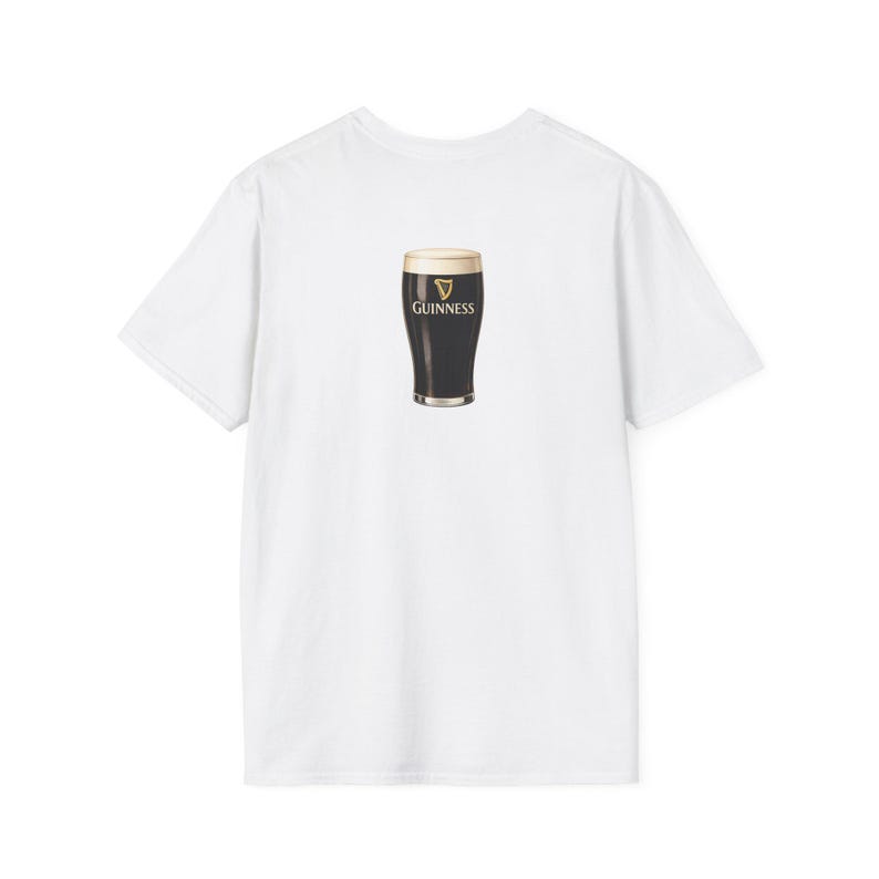 Guinness Pint Illustration T-Shirt | Beer Stout Graphic Tee image 2
