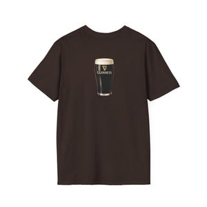 Guinness Pint Illustration T-Shirt | Beer Stout Graphic Tee image 5